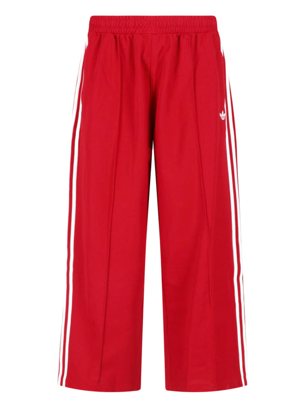 Adidas 52% Cotton-Bci/48% Recycled Polyester trousers in red