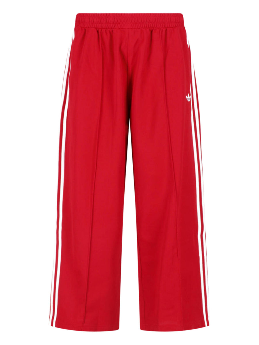 Adidas 52% Cotton-Bci/48% Recycled Polyester trousers in red