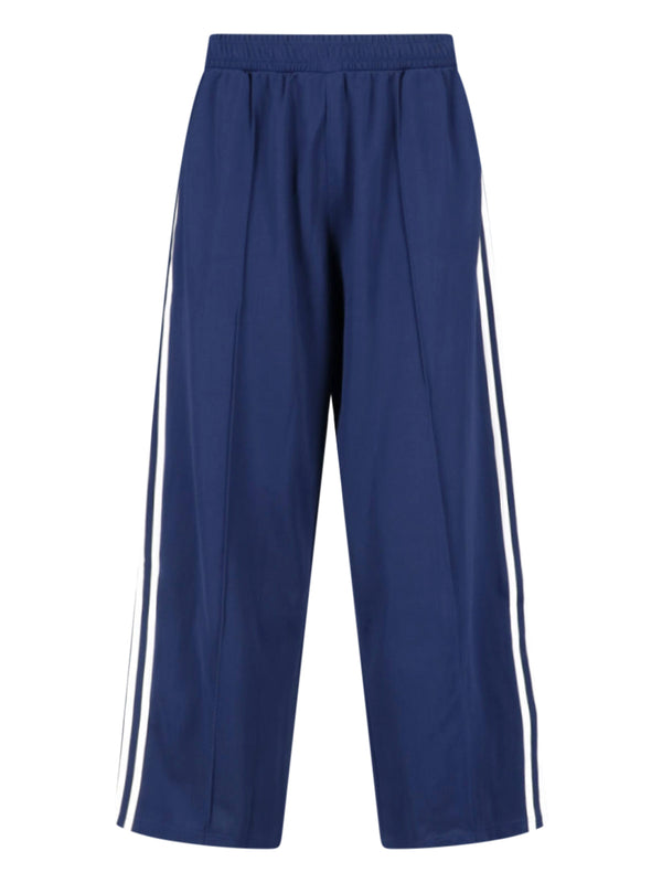 Adidas 52% Cotton-Bci/48% Recycled Polyester trousers in navy