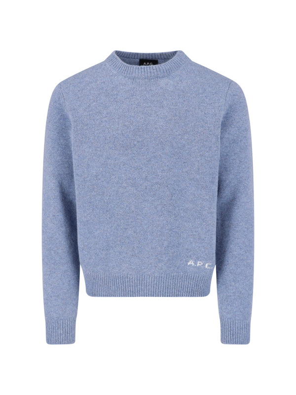 A.P.C. 100% Wool sweater in blue