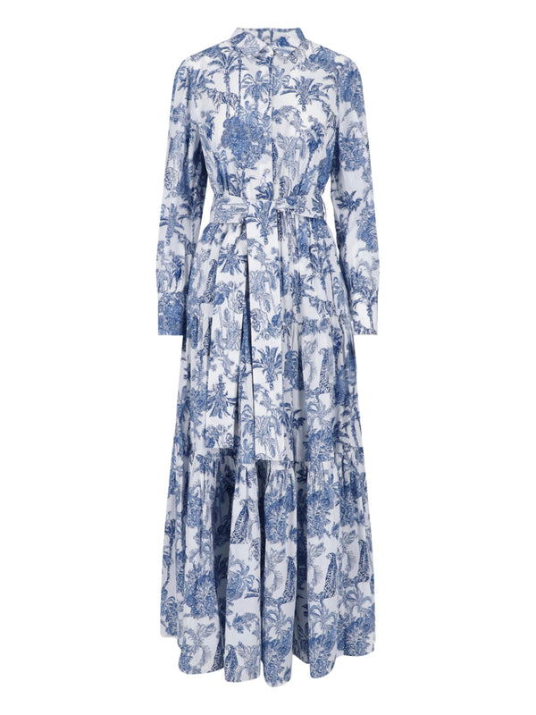 Mc2 Saint Barth 100% Cotton dress in blue