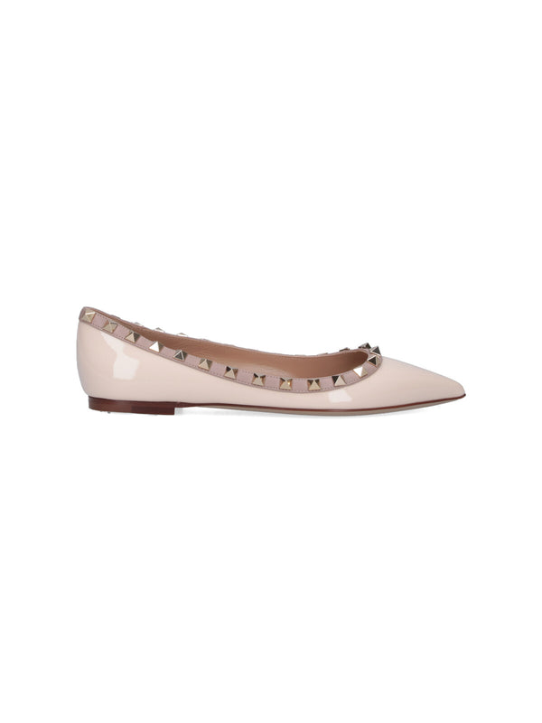 Valentino Garavani Upper: 100% Calf Leather flat in white