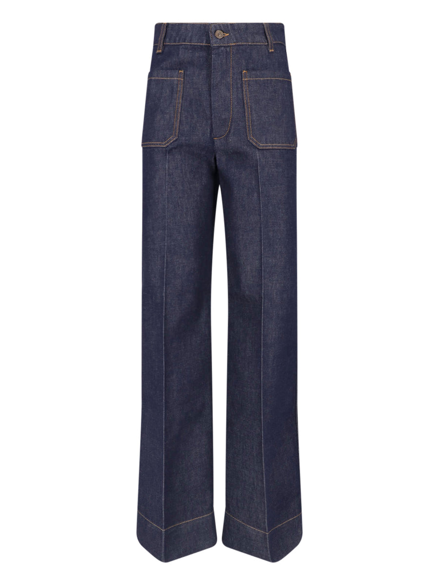 Victoria Beckham 100% Cotton jeans in blue
