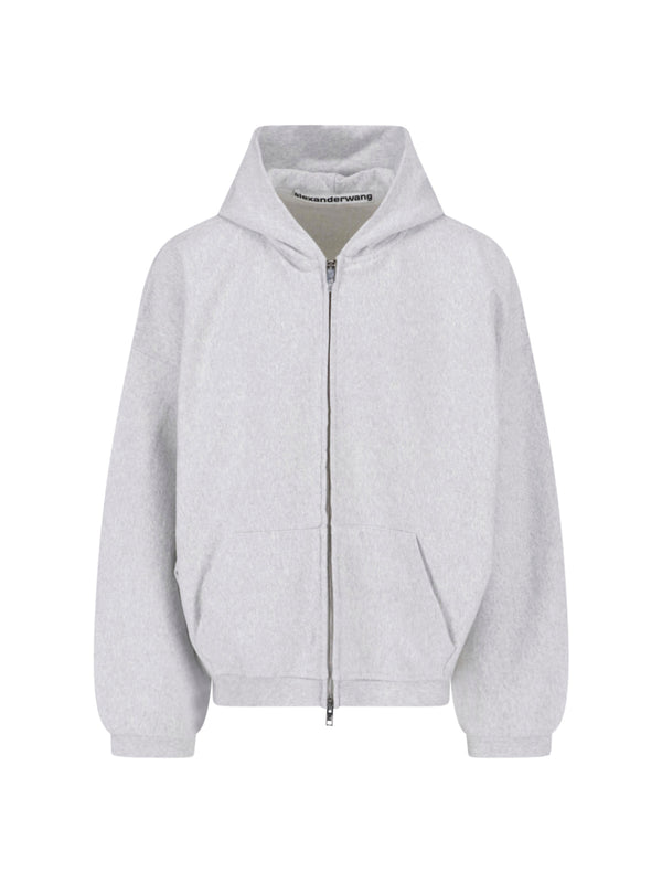Alexander Wang 100% Cotton hoodie in gray