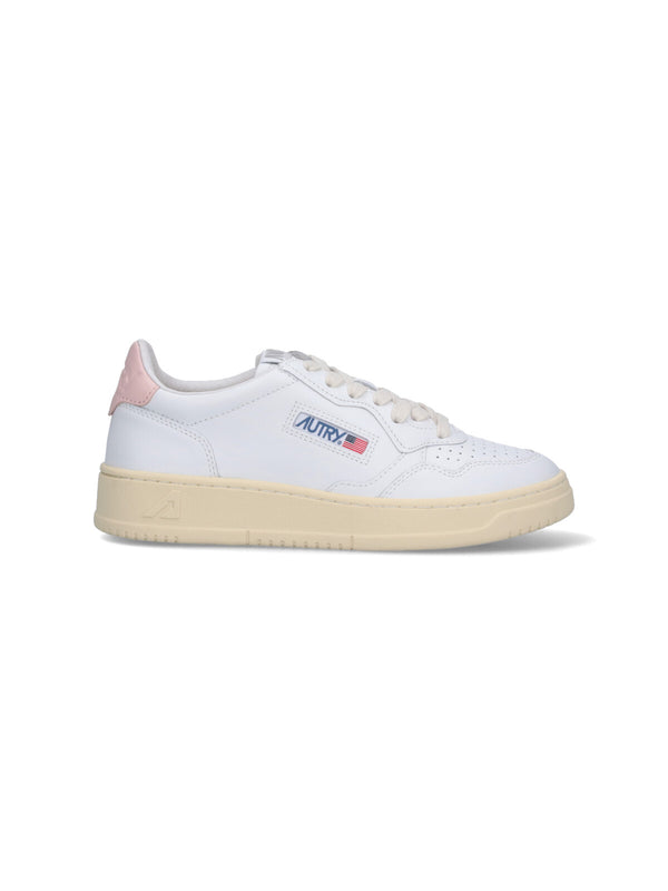 Autry Upper: 100% Cow Leather sneaker in white