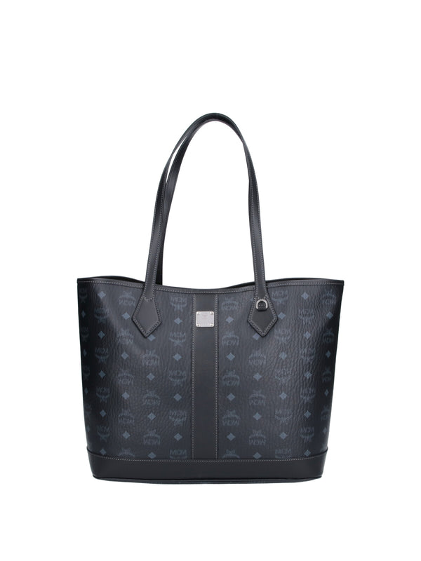 MCM 65% Polyurethane tote bag in black