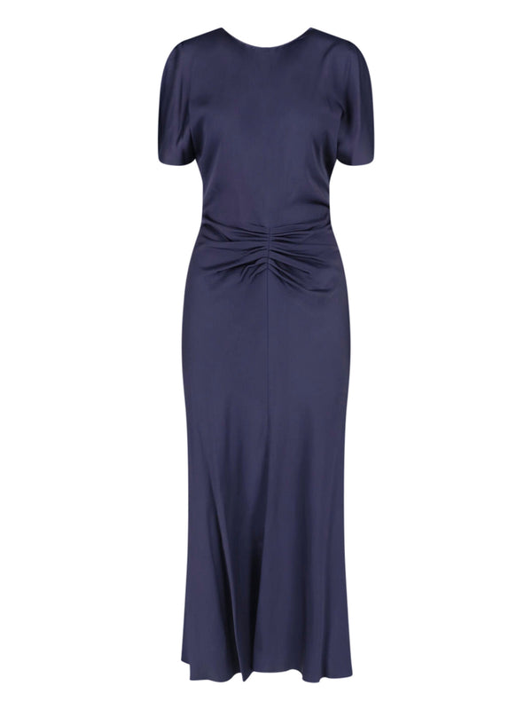 Victoria Beckham 71% Acetate dress in navy