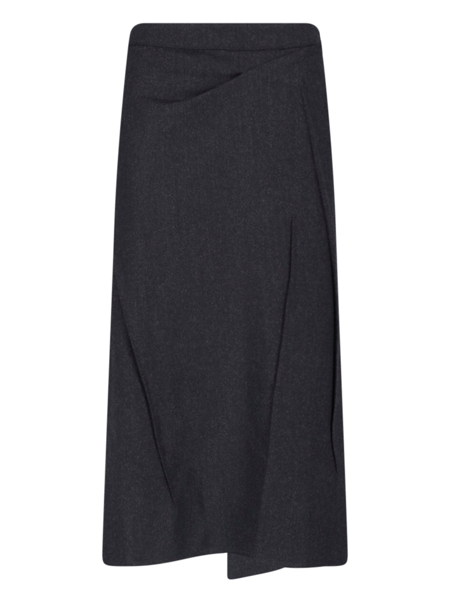 Victoria Beckham 100% Wool skirt in gray