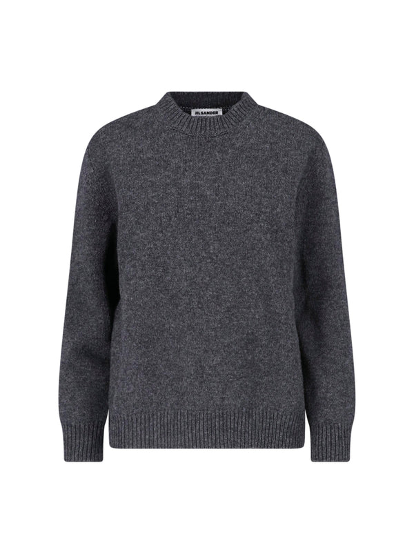 Jil Sander 100% Wool sweater in gray