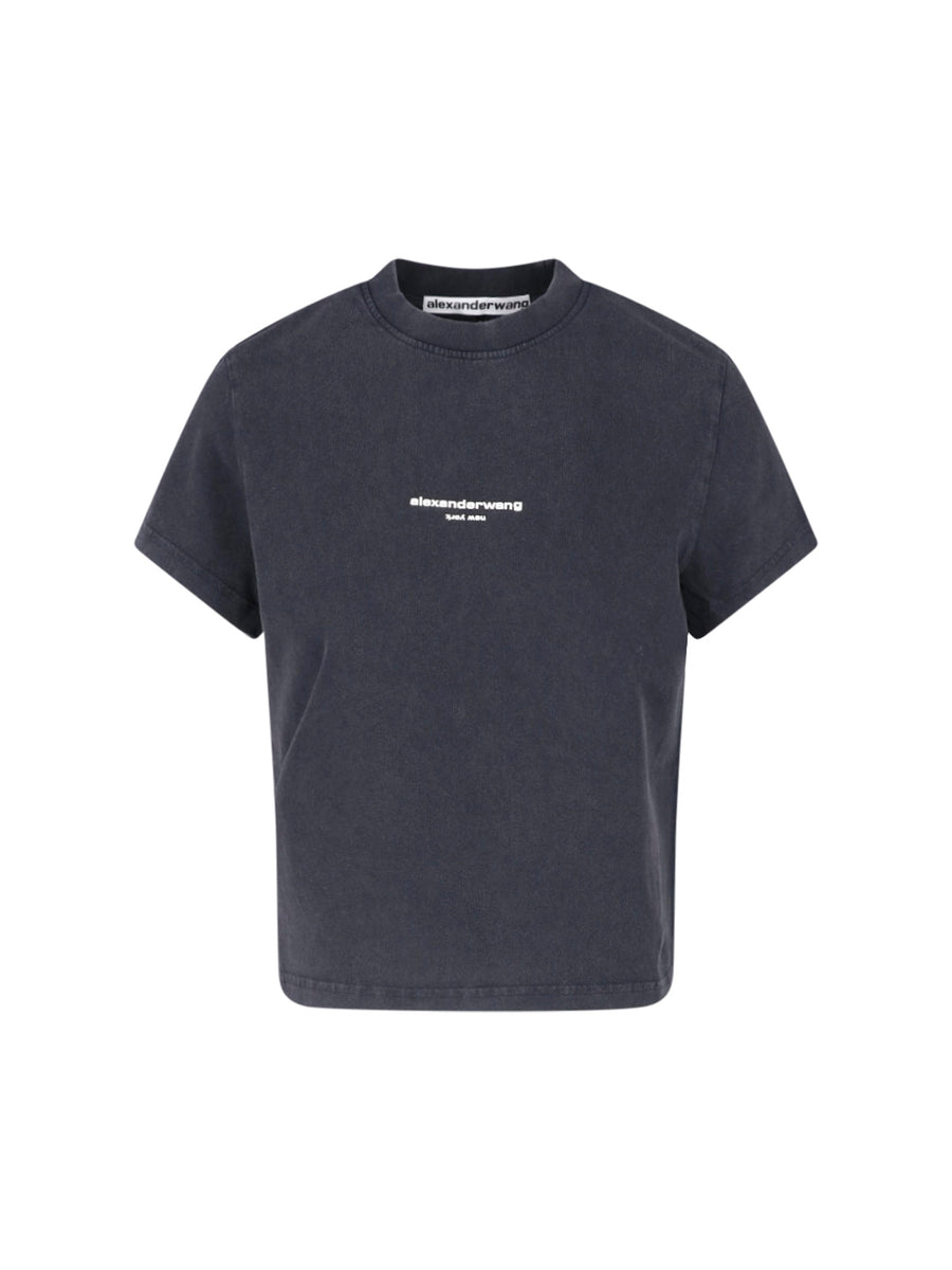 Alexander Wang 100% Cotton t-shirt in black