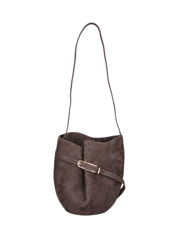 Liffner 100% Calf Leather shoulder bag in brown
