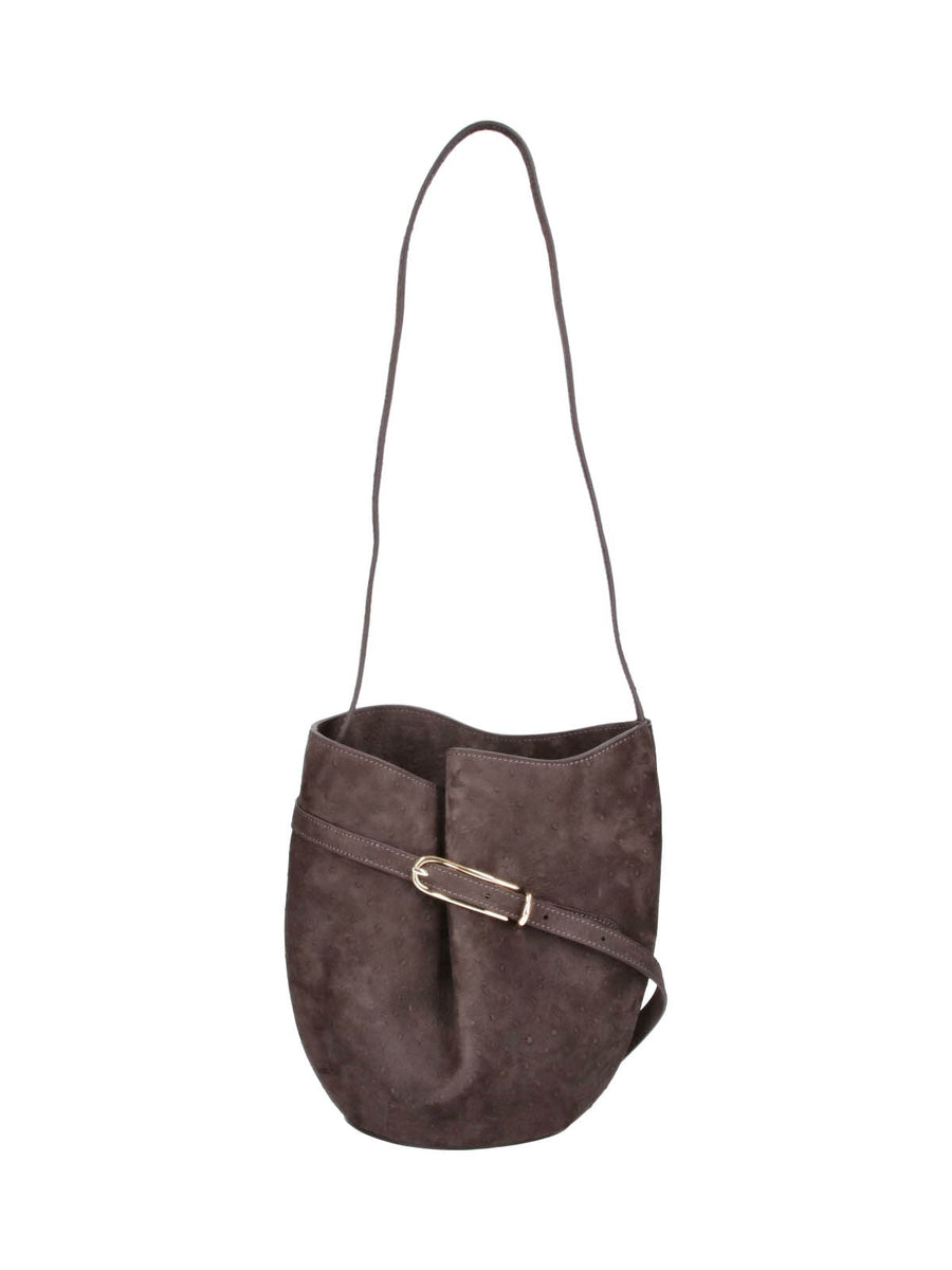 Liffner 100% Calf Leather shoulder bag in brown