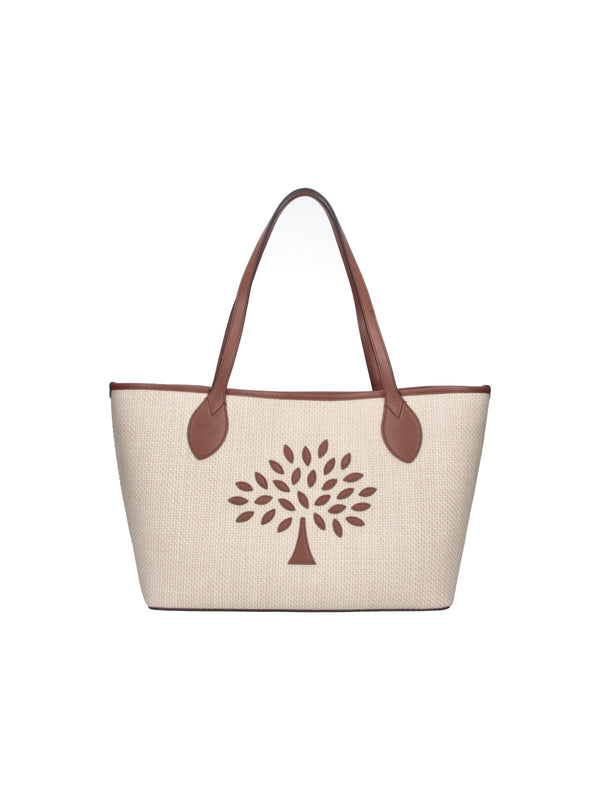 Mulberry 45% Bovine Leather tote bag in beige