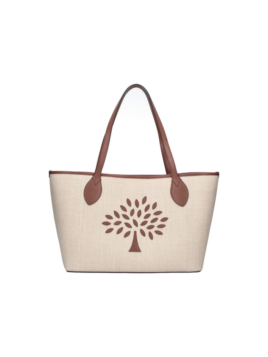 Mulberry 45% Bovine Leather tote bag in beige