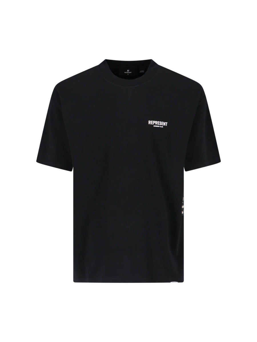Represent 100% Cotton t-shirt in black