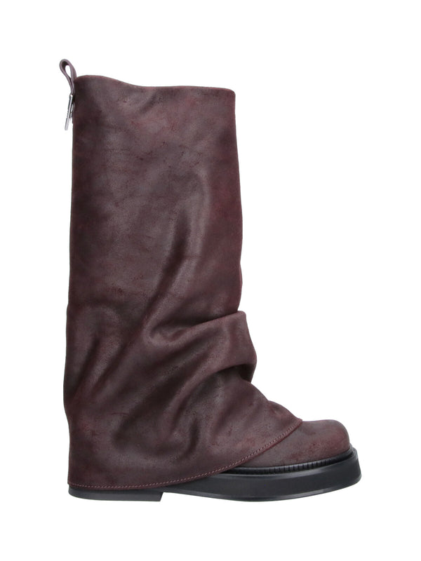 The Attico boot in purple