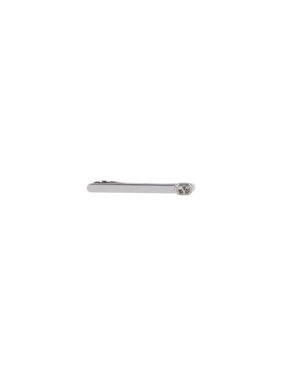 Valentino Garavani 100% Brass tie clip in silver
