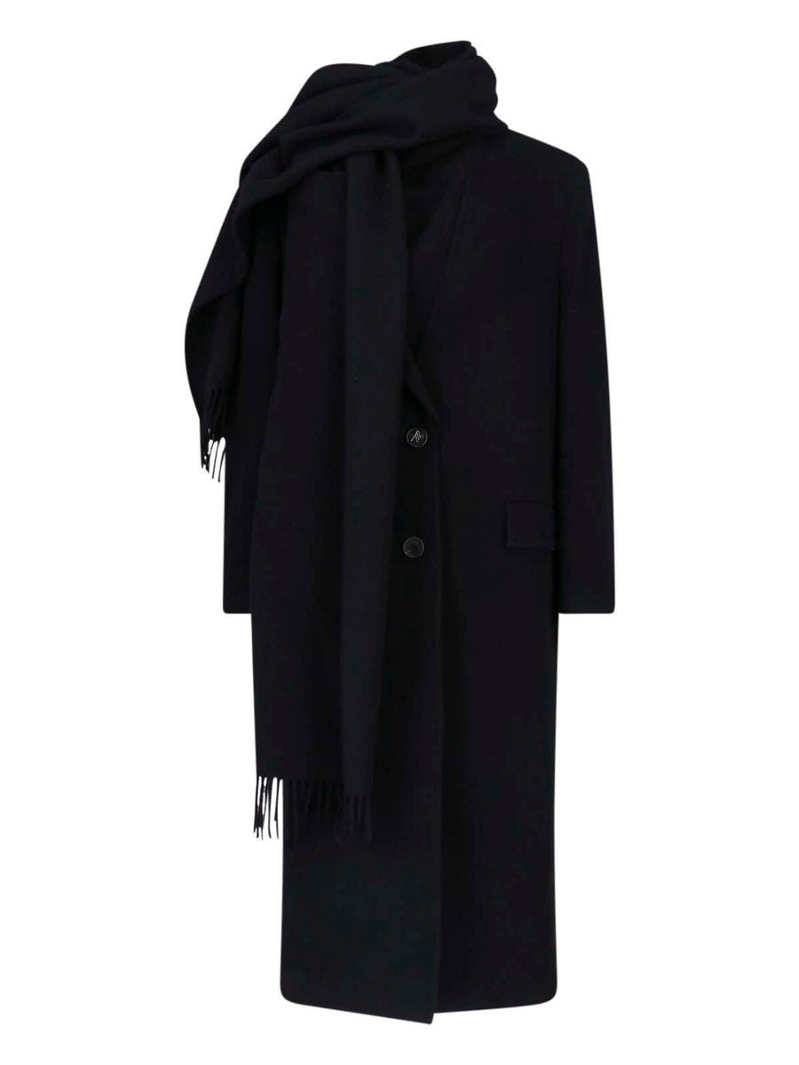 The Attico Wool coat in black