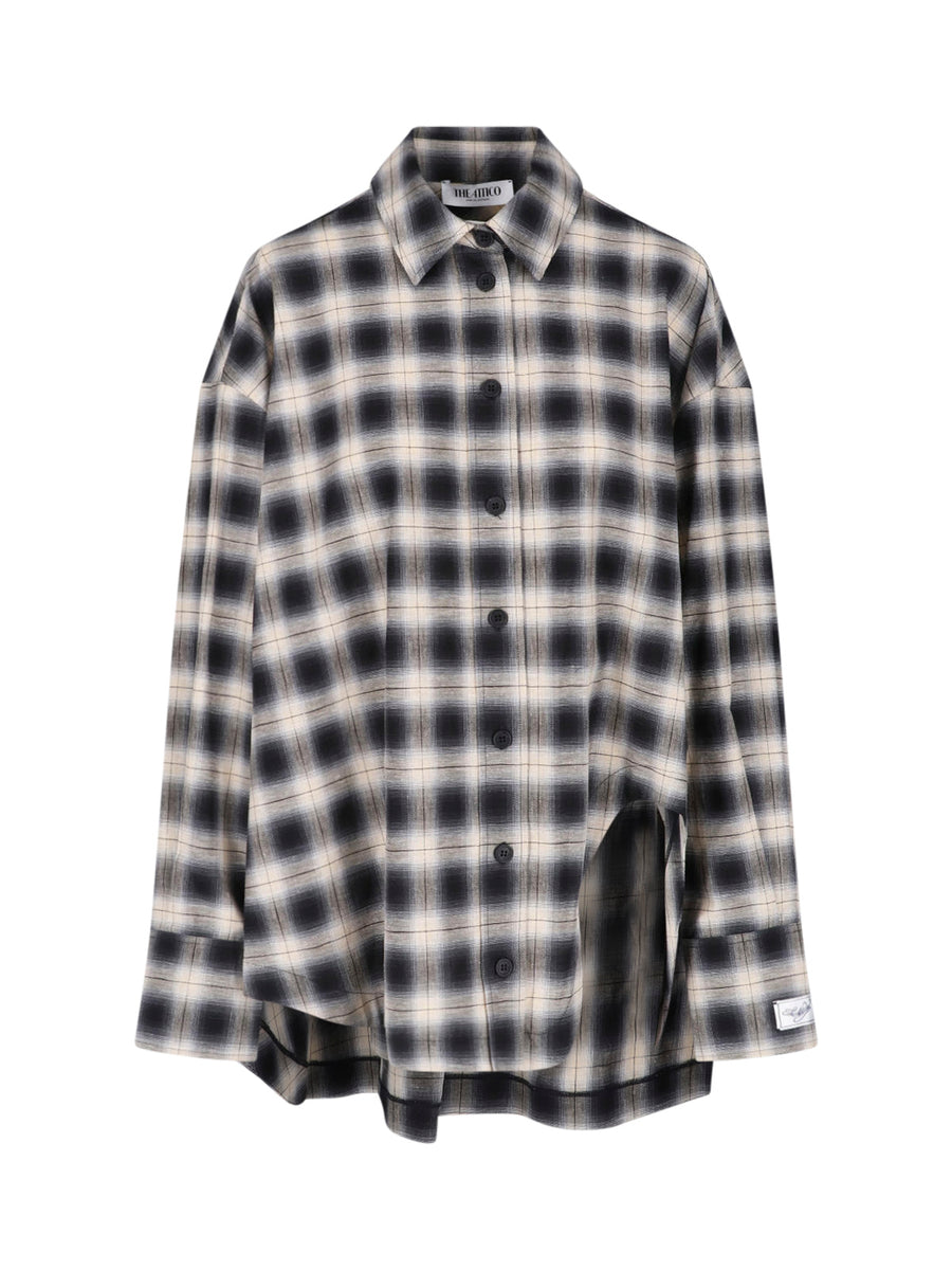 The Attico Cotton shirt in black