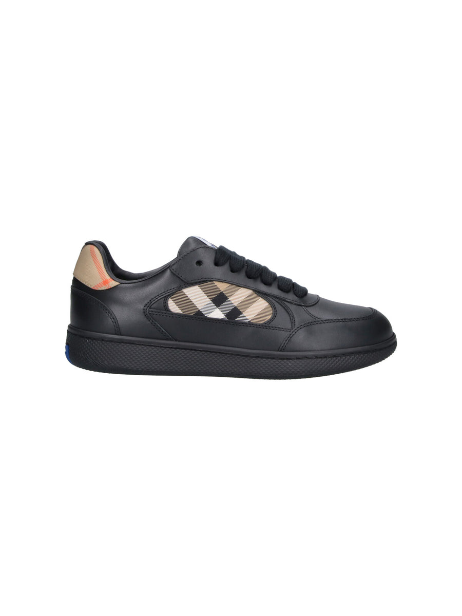 Burberry 74% Calf Leather sneaker in black