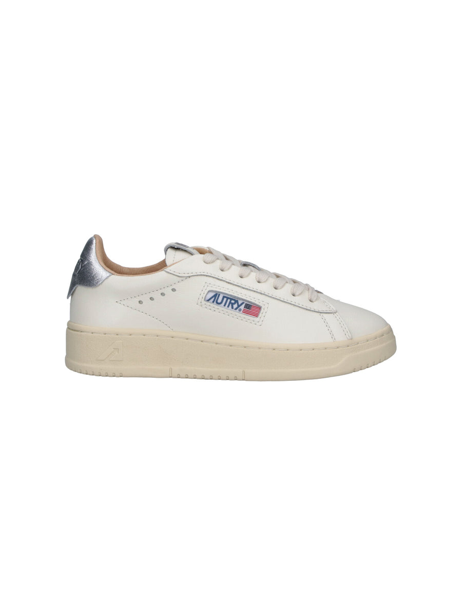 Autry Upper: 95% Cow Leather sneaker in white