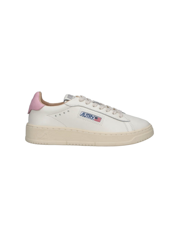 Autry Upper: 95% Cow Leather sneaker in white