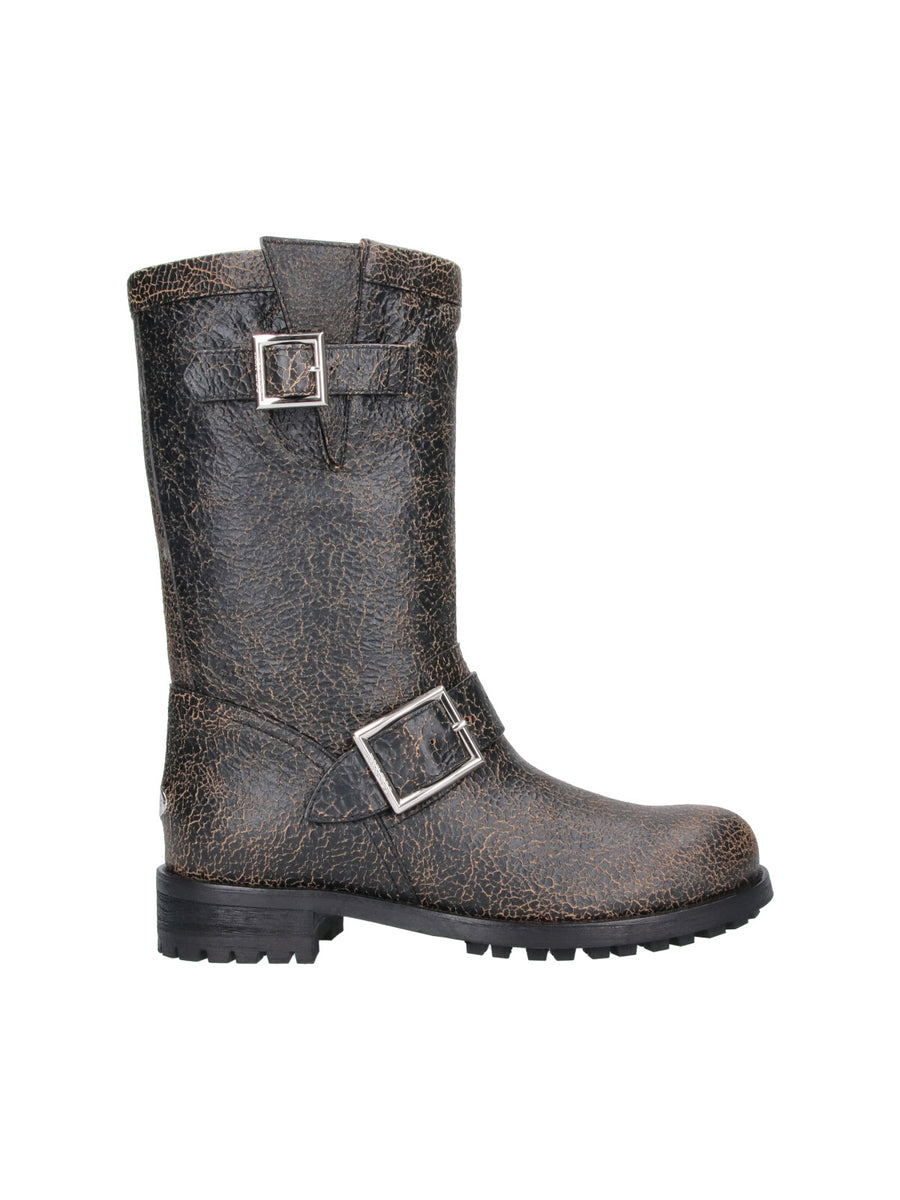 Jimmy Choo Outer: 100% Sheep Leather boot in black