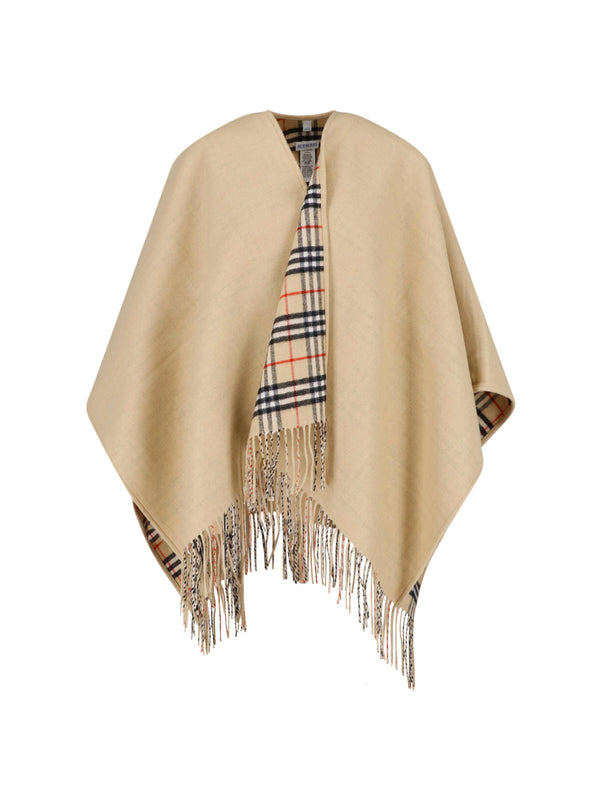 Burberry 100% Wool cape in beige