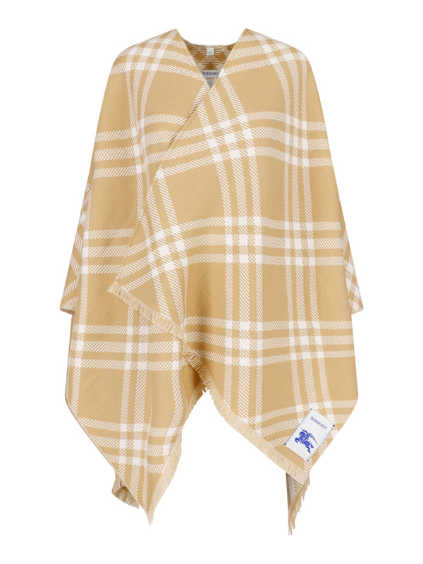 Burberry 63% Wool cape in beige
