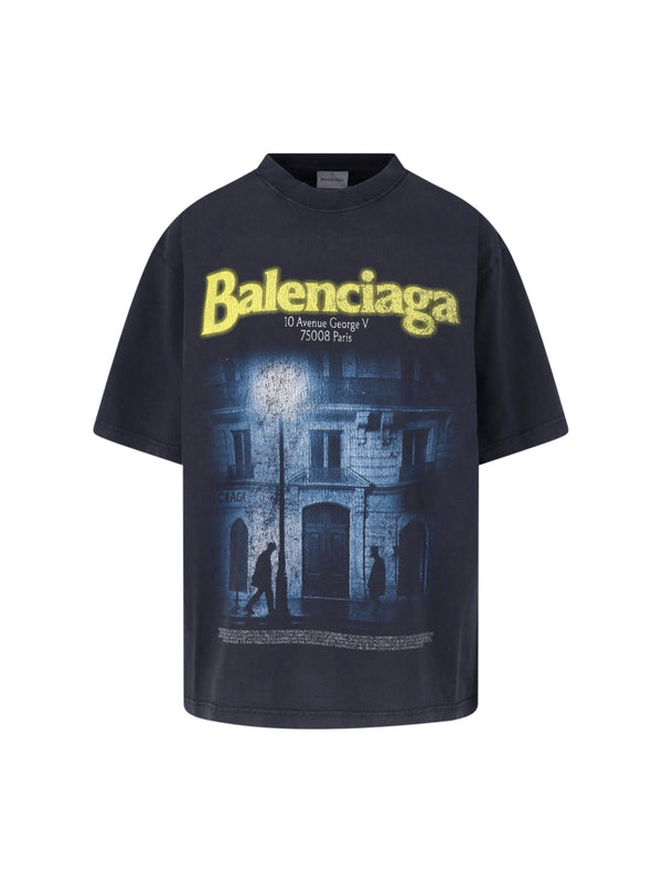Balenciaga Tuvo 100% Cotton t-shirt in black