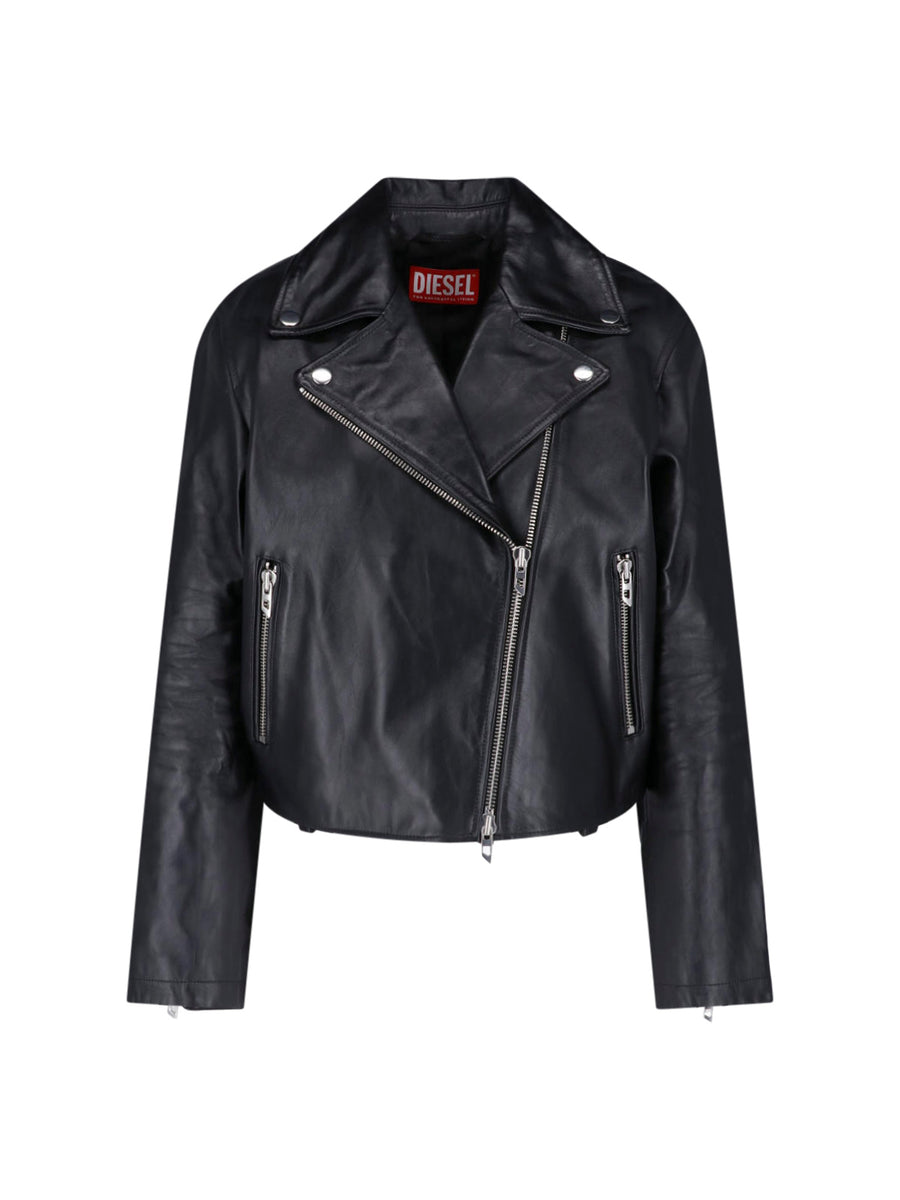 Diesel 100% Cowhide jacket in black