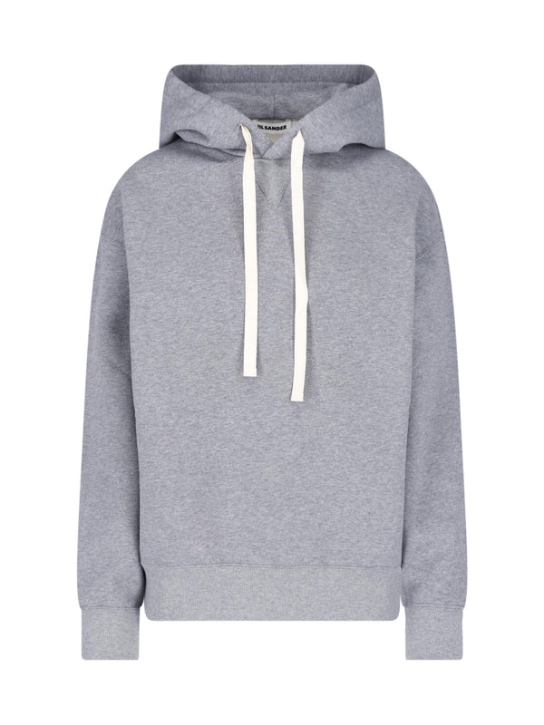Jil Sander 100% Cotton hoodie in gray