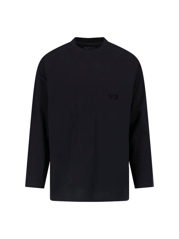 Y-3 100% Cotton t-shirt in black