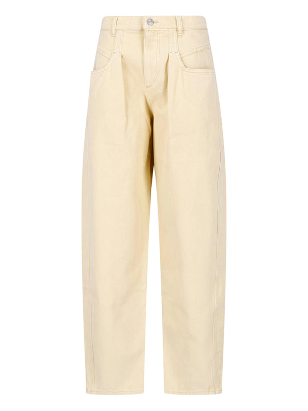 Isabel Marant 100% Cotton jeans in beige