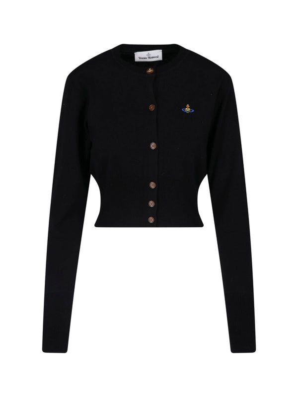 Vivienne Westwood 85% Cotton cardigan in black