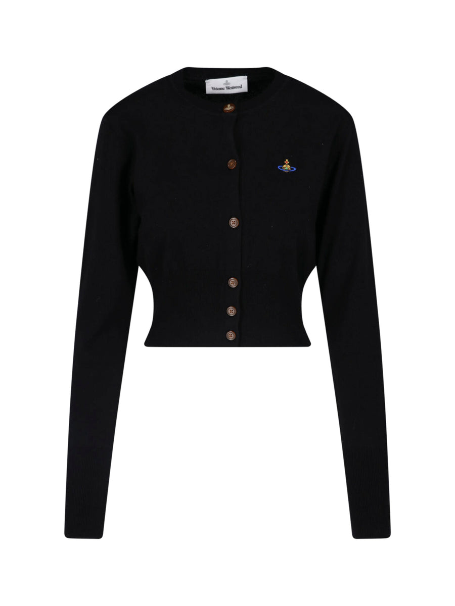 Vivienne Westwood 85% Cotton cardigan in black