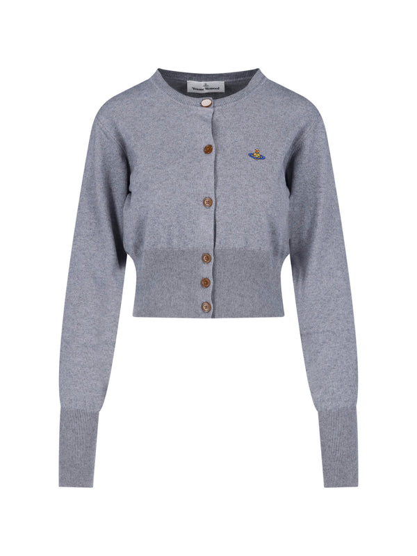 Vivienne Westwood 85% Cotton cardigan in gray