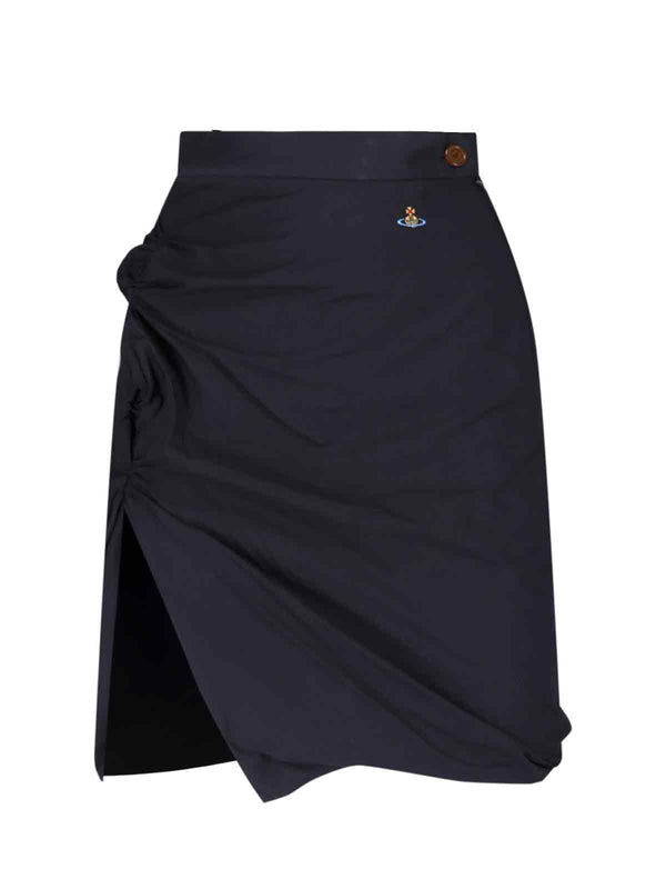 Vivienne Westwood 100% Cotton skirt in navy