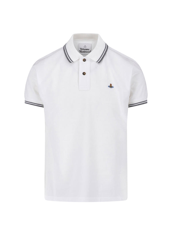 Vivienne Westwood 100% Cotton polo in white