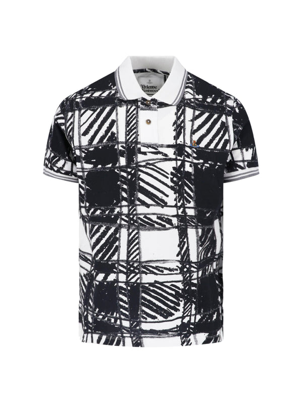 Vivienne Westwood 100% Cotton polo in black