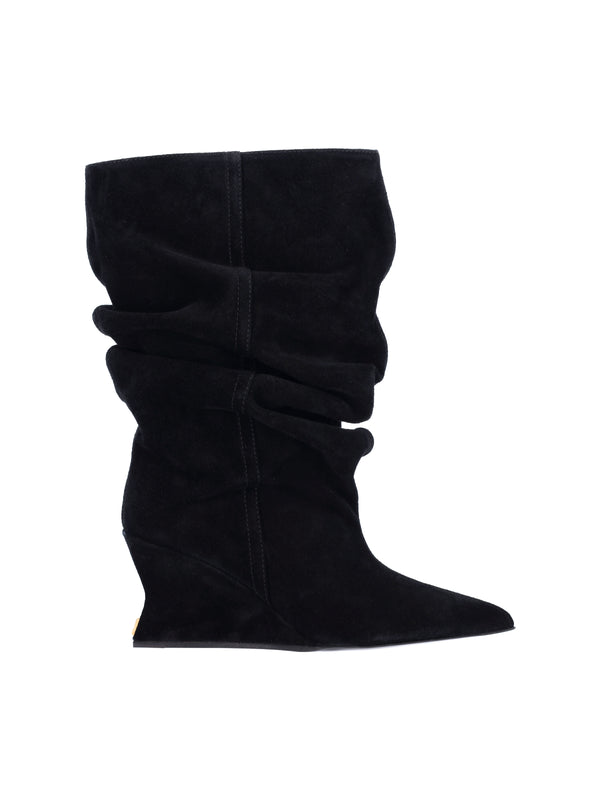 Balmain 100% Calf Leather boot in black