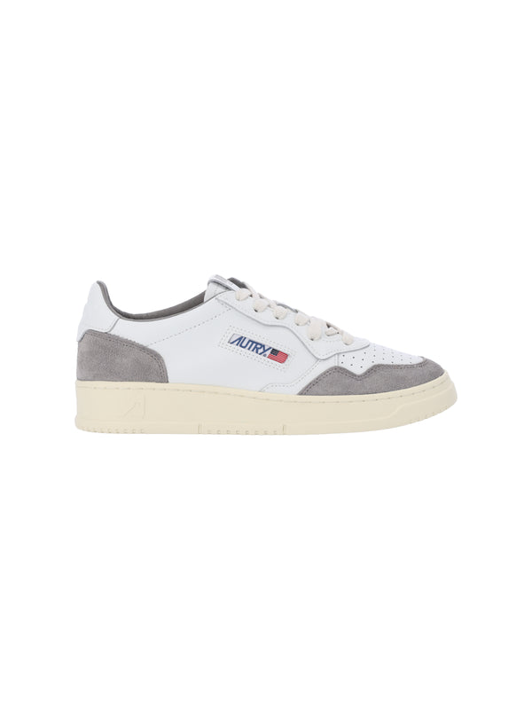 Autry Upper: 80% Cow Leather sneaker in white