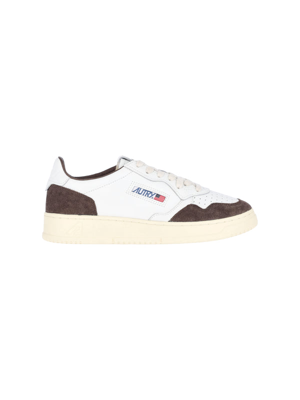 Autry Upper: 80% Cow Leather sneaker in white
