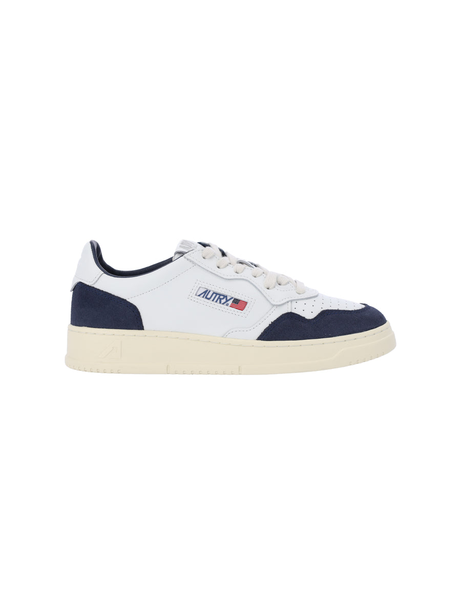 Autry Upper: 80% Cow Leather sneaker in white