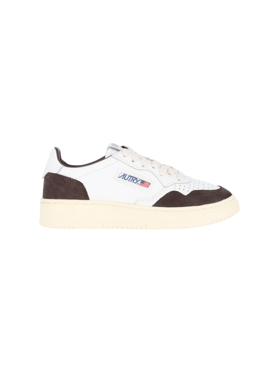 Autry Upper: 80% Cow Leather sneaker in white