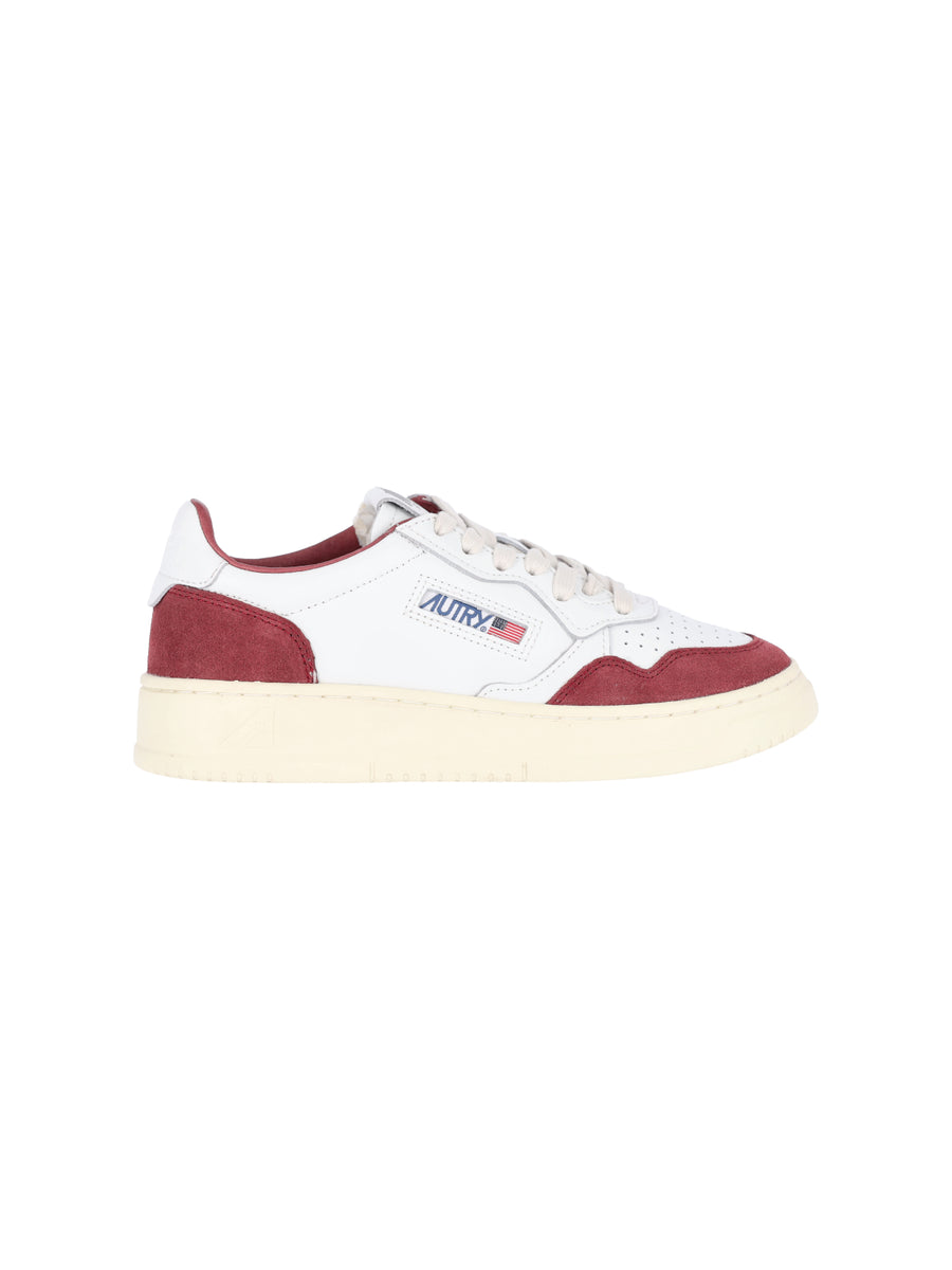 Autry Upper: 80% Cow Leather sneaker in white