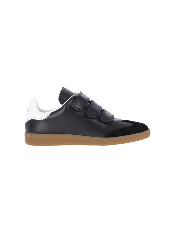 Isabel Marant 100% Cowhide Leather sneaker in black