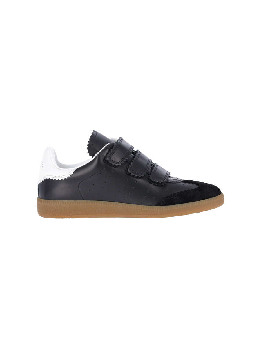 Isabel Marant 100% Cowhide Leather sneaker in black