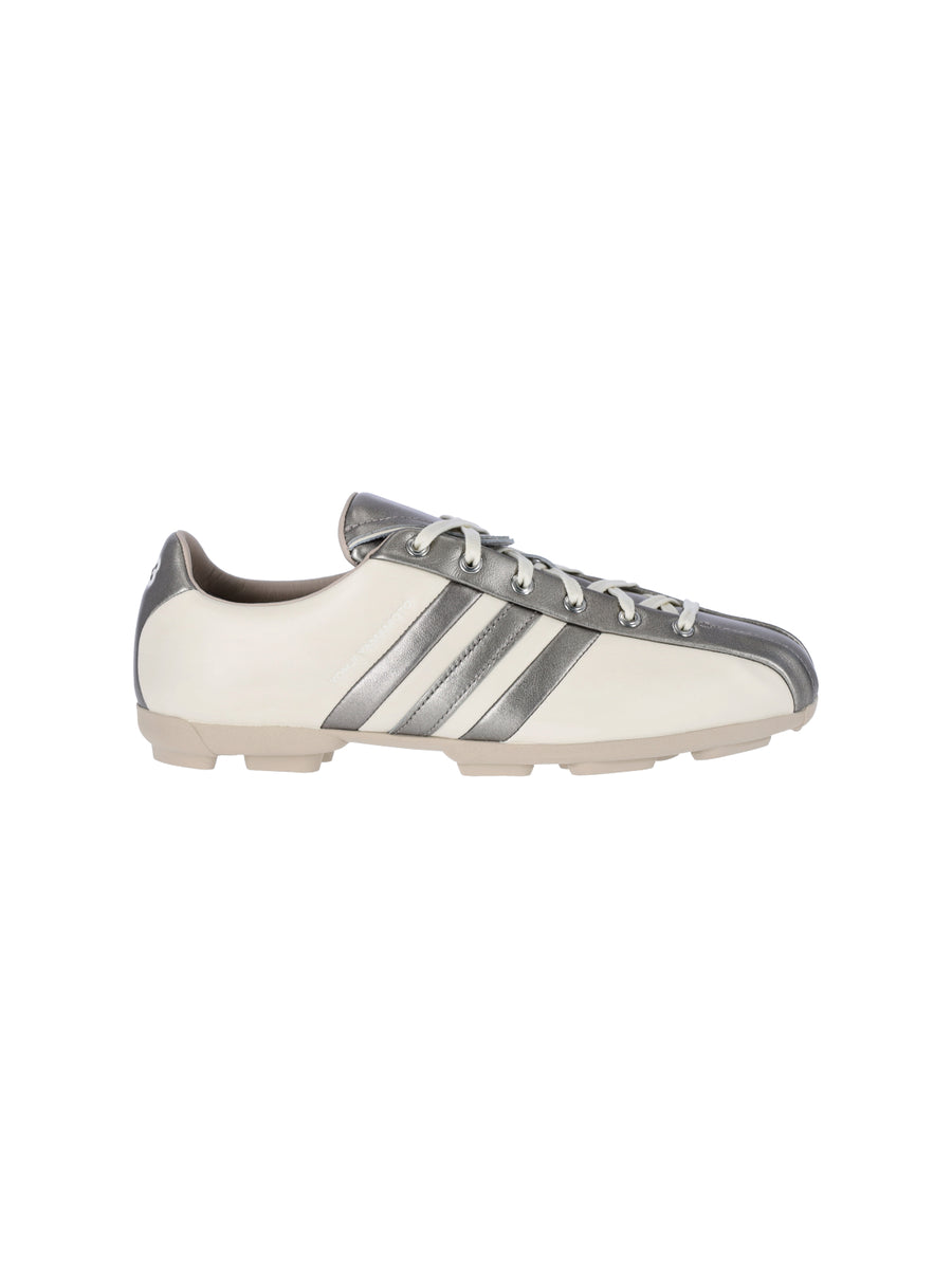 Y-3 100% leather sneaker in white