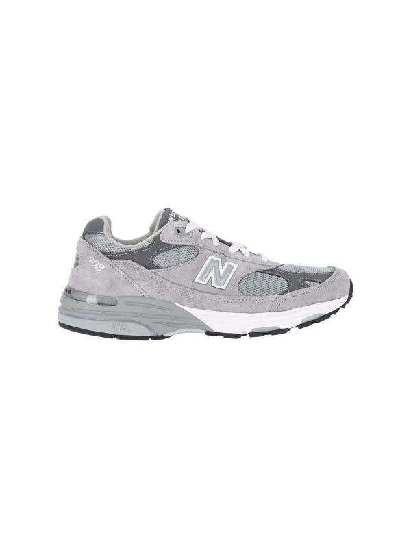New Balance 100% Pigskin sneaker in gray